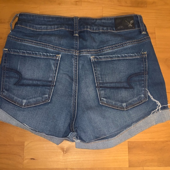 American Eagle shorts 4 hi-rise shortie stretch - Picture 4 of 7